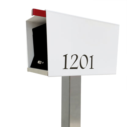 The Original UptownBox in ARCTIC WHITE - Modern Mailbox
