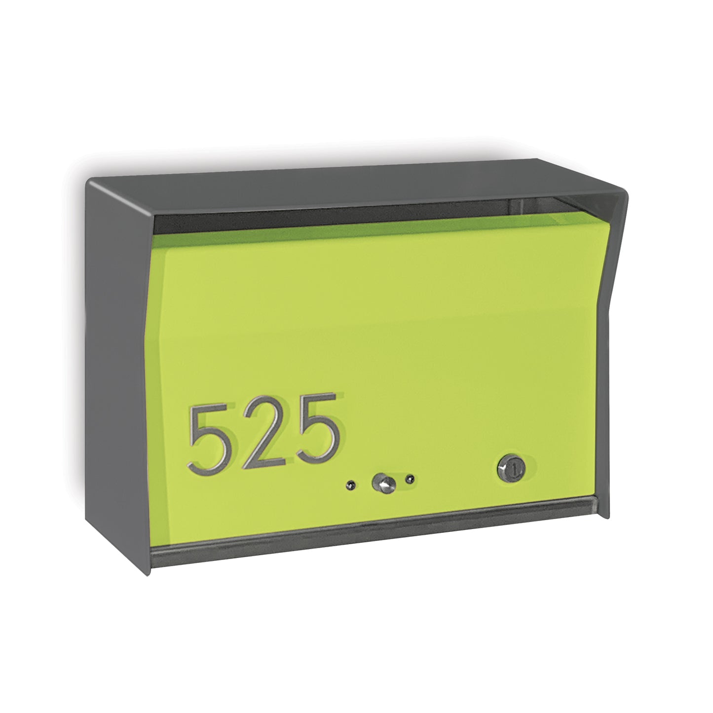 RetroBox Locking Wall Mounted Mailbox in COCONUT