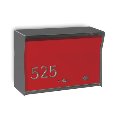 RetroBox Locking Wall Mounted Mailbox in COCONUT