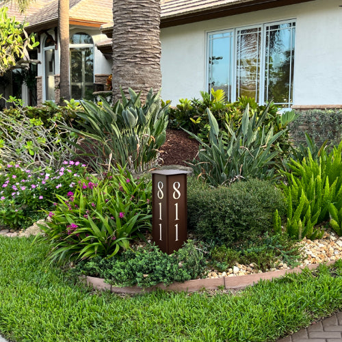ADDRESS MARKER Landscape Light - Garden Light in bush