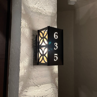 RadiantLight Address Marker Wall Sconces - Outdoor Wall Lights