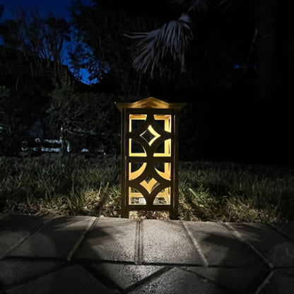 RadiantLight Diamond Breeze Block Landscape Light - Garden Light