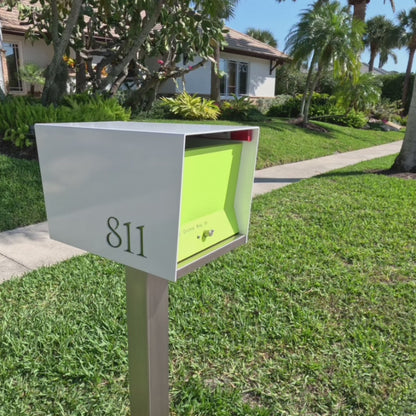 The Original UptownBox in COCONUT - Modern Mailbox