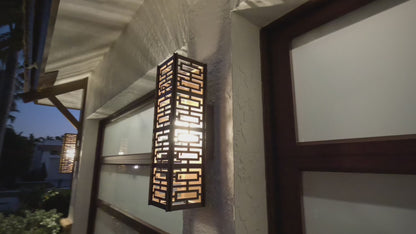 RadiantLight Peek-a-Boo Wall Sconces  - Outdoor Wall Lights