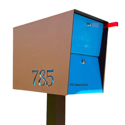 NEW! The UpTown Box Locking Package Dropbox  in COCONUT - Modern Mailbox