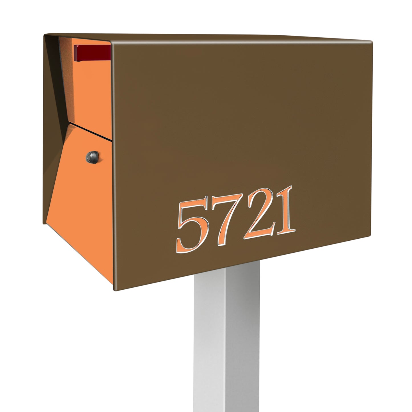 NEW! The UpTown Box Locking Package Dropbox  in COCONUT - Modern Mailbox