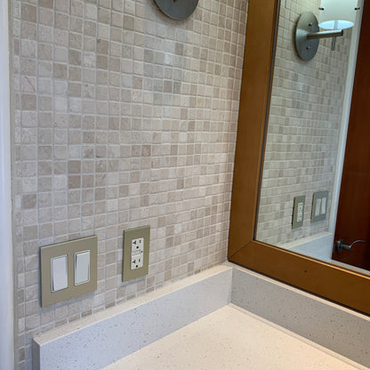 CleanPlate Wall Plate in Midcentury Gold for Rocker Switches