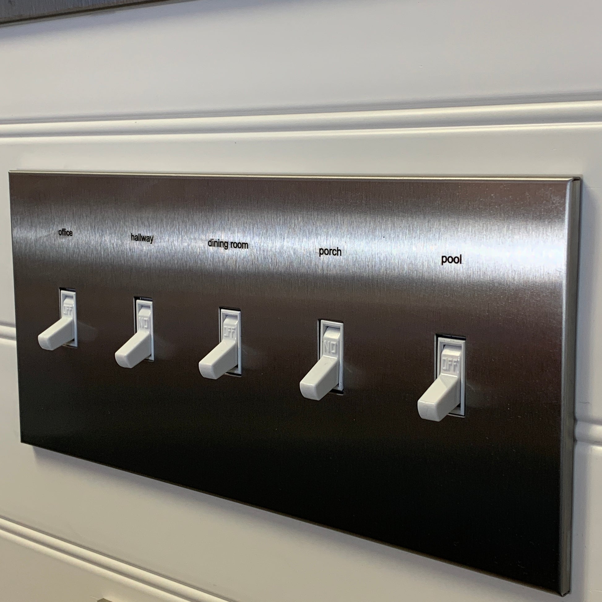 CleanPlate Classic Wall Plate in Stainless Steel | Light switches