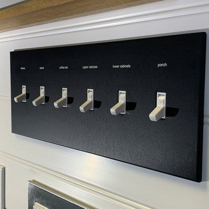 CleanPlate Classic Wall Plate in Jet Black | Light switches