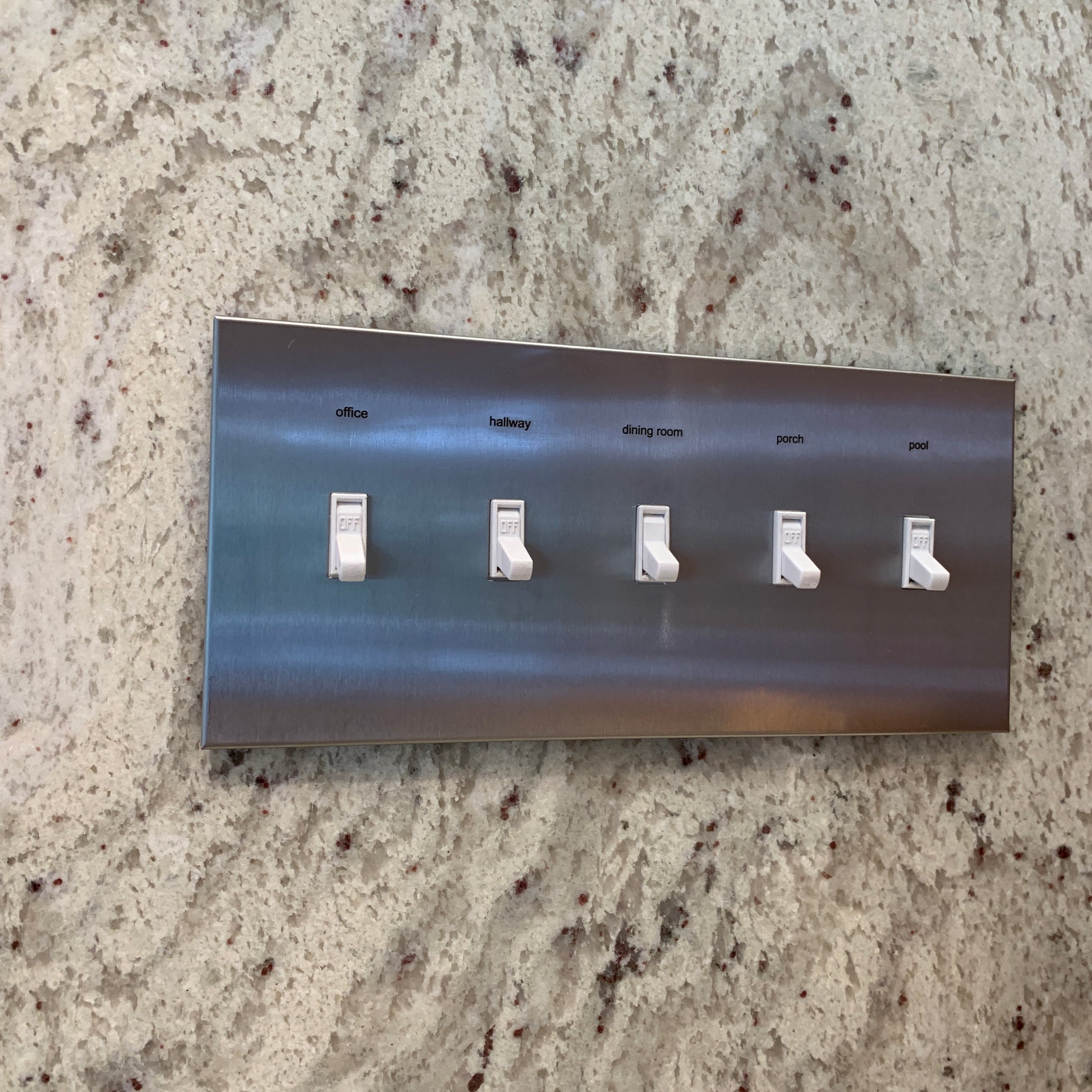 CleanPlate Classic Wall Plate in stainless steel | Light switches