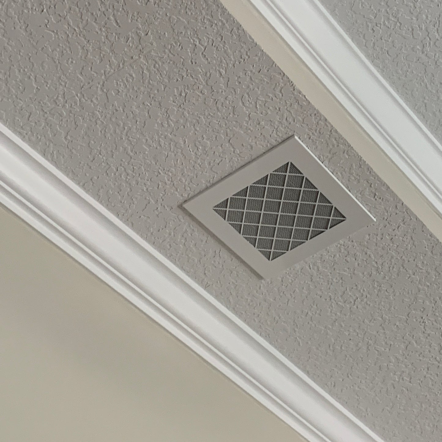 AC ceiling vent - CleanVent Diamond Pattern