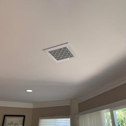 AC ceiling vent - CleanVent Scallop Pattern