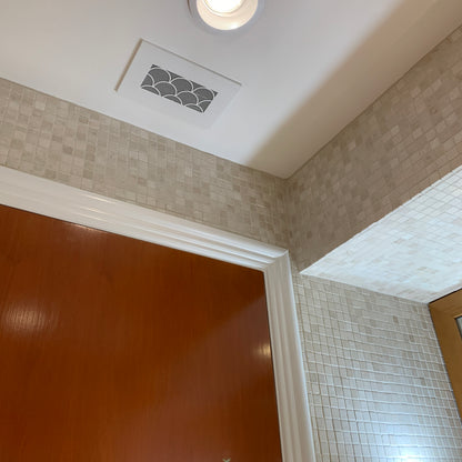 AC ceiling vent - CleanVent Scallop Pattern
