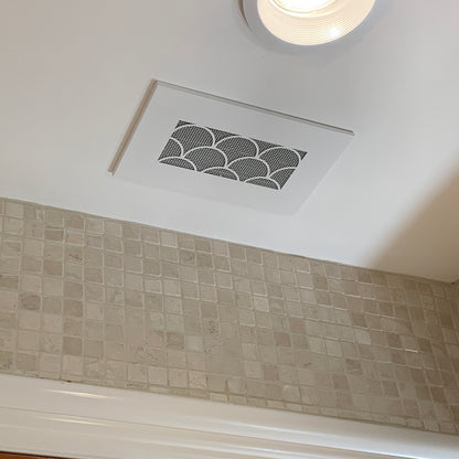 AC ceiling vent - CleanVent Scallop Pattern