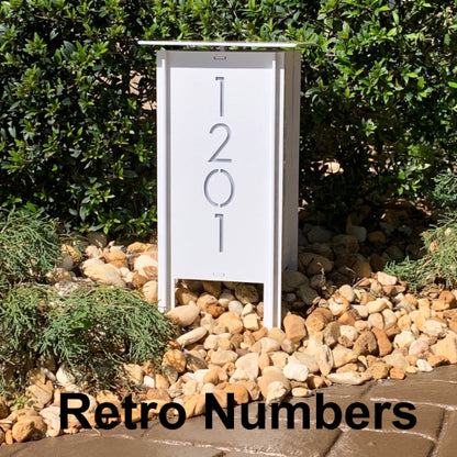 ADDRESS MARKER Landscape Light - Garden Light gray